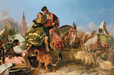 Feria en Sevilla